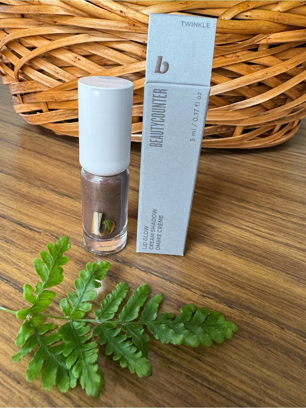 BeautyCounter | Glow Cream Eyeshadow | Twinkle - Shimmering Silvery Taupe | NIB